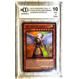 Yugioh GUARDIAN EATOS LC03-EN003 Limited Edition - BCCG Graded 10, See Pics!